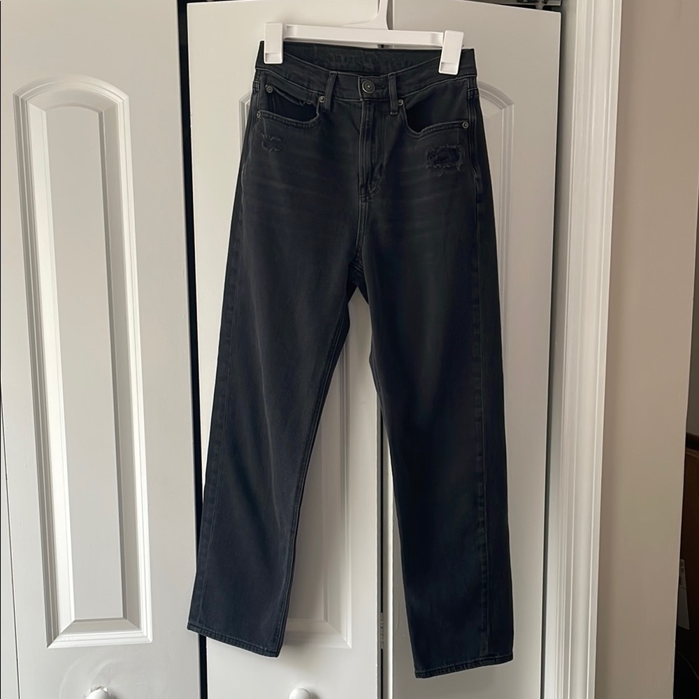 American Eagle Outfitters High Rise 90’s Boyfriend Black Jeans